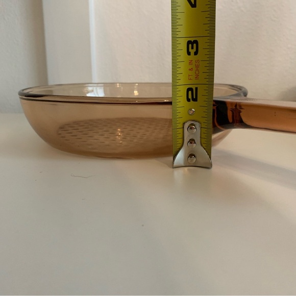 Vintage Pyrex Vision Corning Ware Glassware Pan Grab Heat-N-Eat Amber Set + Lids - Picture 14 of 14